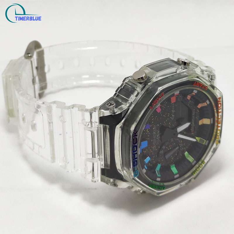 ساعت مچی کاسیو جی شاک مدل GA-2100 |صفحه رنگی